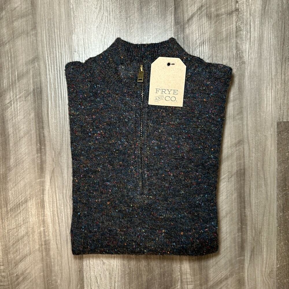 Frye & Co. Quarter Zip Pullover Sweater - Small